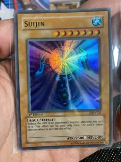 YUGIOH SUIJIN MRD-027 Metal RAIDERS-1ST Edition Super Rare Grade Worthy NM - Image 1