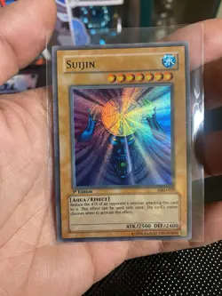 YUGIOH SUIJIN MRD-027 Metal RAIDERS-1ST Edition Super Rare Grade Worthy NM - Image 3