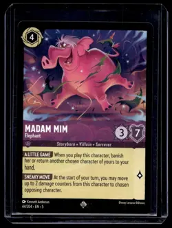 Disney Lorcana Shimmering Skies Madam Mim Elephant Non Foil 44/204 - Image 1