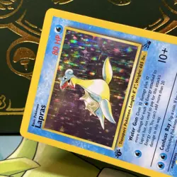 1ST EDITION HOLO Lapras 10/62 LP - 1999 Fossil Pokemon Card - Image 3