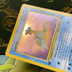 1ST EDITION HOLO Lapras 10/62 LP - 1999 Fossil Pokemon Card - Image 4