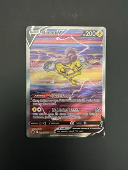 Pokemon TCG Raikou v GG41/GG70 Crown Zenith Galarian Gallery Card NM Condition - Image 2