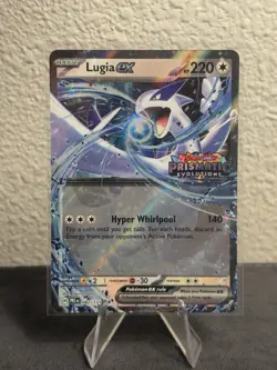 Lugia ex Prismatic Evolutions Stamped 082/131 Holo Double Rare Pokemon TCG Card - Image 1
