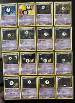 2007-2008 Pokemon Unown 16 Card Lot - Diamond & Pearl 2007-2008 (Vintage) - Image 1
