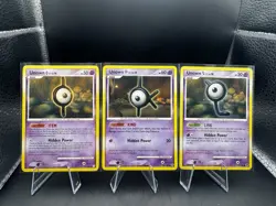 2007-2008 Pokemon Unown 16 Card Lot - Diamond & Pearl 2007-2008 (Vintage) - Image 4