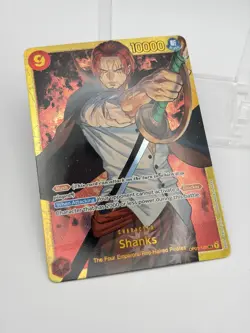 Shanks SEC OP01-120 Romance Dawn One Piece TCG English Card Near Mint SEC - Image 2