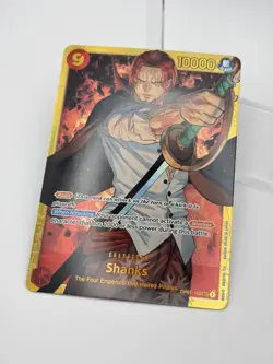 Shanks SEC OP01-120 Romance Dawn One Piece TCG English Card Near Mint SEC - Image 3