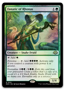 Fanatic of Rhonas #152 (Foil) (NM) Modern Horizons 3 MH3 Magic MTG - Image 1