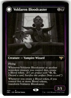 Voldaren Bloodcaster (Showcase) Innistrad: Crimson Vow Regular MTG Double Featur - Image 1