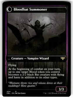 Voldaren Bloodcaster (Showcase) Innistrad: Crimson Vow Regular MTG Double Featur - Image 2