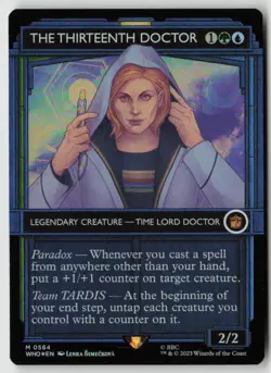 The Thirteenth Doctor (Showcase) Universes Beyond: Doctor Who (564) Foil - MTG - Image 1
