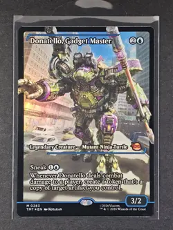 MTG Donatello, Gadget Master (Showcase Foil) M 0283 Teenage Mutant Ninja Turtles - Image 1