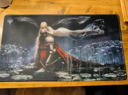 MTG Seb McKinnon Sower of Temptation Stitched Playmat Signed Kickstarter - Image 1