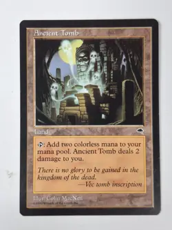 Ancient Tomb: 1997 Magic the Gathering - Tempest Regular NM BB - Image 1