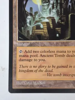 Ancient Tomb: 1997 Magic the Gathering - Tempest Regular NM BB - Image 5