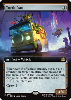 [1x] Turtle Van - Foil - Extended Art Near Mint, English UB: Teenage Mutant Ninj - Image 1