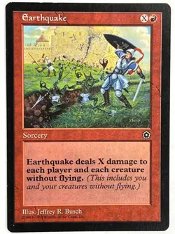 MTG 1X Earthquake X1 Portal Second Age - Image 1
