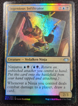 Ingenious Infiltrator #204/254 Foil (NM) Modern Horizons MH1 Magic MTG - Image 1