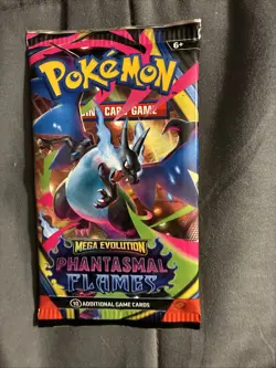 Pokemon TCG: Mega Evolution - Phantasmal Flames Booster Pack - Image 1