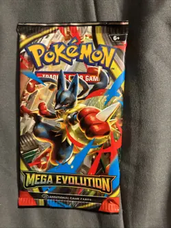 Mega Evolution Booster Pack - ME01: Mega Evolution (MEG) Pokemon TCG New & Seale - Image 1