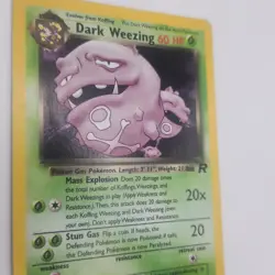 Pokemon Trading Card Game Dark Weezing 14/82 Team Rocket Holo Rare !!! - Image 3