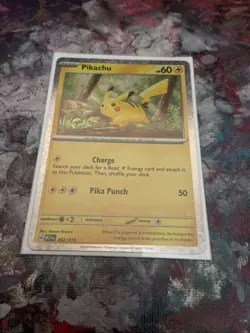 McDonald's Pikachu Holo Pokemon TCG Card 002/0152024 Promos - Image 1