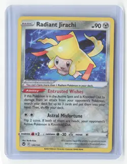 #Radiant Jirachi #120/195 Radiant Rare Near Mint or Better Pokemon - Image 1