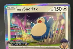 Hop's Snorlax Pokemon Journey Together Staff Promo #184 - Image 3