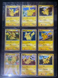 Pokemon Pikachu World Collection 2010 Japanese Promo Complete 9/9 Set Holo RARE - Image 2