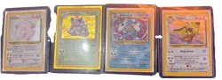 🔥 Chansey 3 Poliwrath 15 Nidoking 11 & Pidgeot 14 Holo 1999 WOTC Pokemon Lot - Image 1