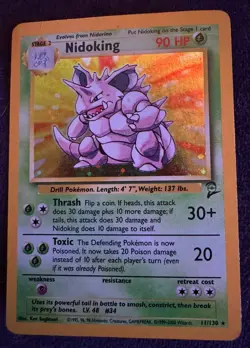 🔥 Chansey 3 Poliwrath 15 Nidoking 11 & Pidgeot 14 Holo 1999 WOTC Pokemon Lot - Image 3