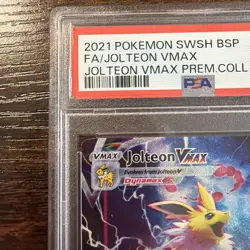 2021 Pokemon Jolteon VMAX #SWSH184 Promo Premium Collection PSA 9 Mint - Image 2