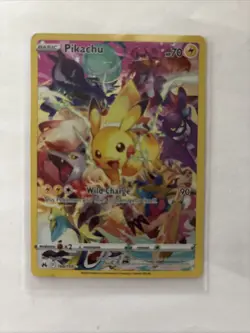 2023 POKEMON SWORD & SHIELD CROWN ZENITH 160/159 FULL ART PIKACHU NEAR MINT/NM - Image 1