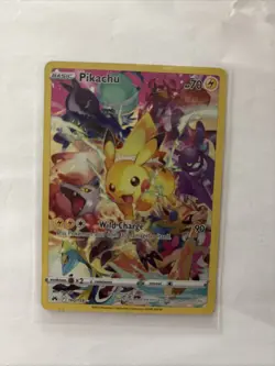 2023 POKEMON SWORD & SHIELD CROWN ZENITH 160/159 FULL ART PIKACHU NEAR MINT/NM - Image 3