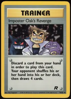 Imposter Oak's Revenge 76/82 Uncommon Team Rocket Pokemon - Image 1