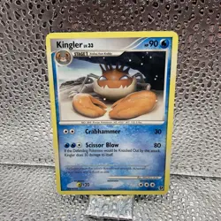 Kingler 20/106 Rare Great Encounters LP Pokemon TCG - Image 1