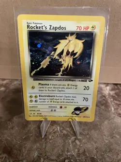 Pokemon Rocket’s Zapdos 15/132 Holo LP Gym Challenge - Image 1