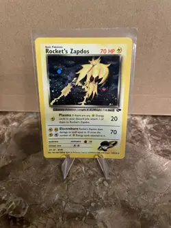 Pokemon Rocket’s Zapdos 15/132 Holo LP Gym Challenge - Image 3