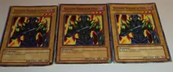 3X Unknown Warrior Of Fiend SDK-017 - Yugioh Yu Gi Oh! 3 Playset - Image 1