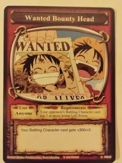 Monkey D. Luffy Vintage One Piece The Quest Begins Wanted Bounty Head 2005 - Image 1