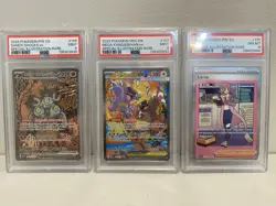 Pokemon TCG Lot Of 3 PSA Graded SIR Cards Mega Kangaskhan Lacy Sandy Shocks - Image 1