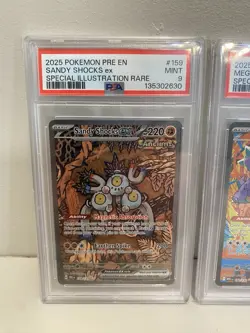 Pokemon TCG Lot Of 3 PSA Graded SIR Cards Mega Kangaskhan Lacy Sandy Shocks - Image 2