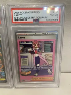 Pokemon TCG Lot Of 3 PSA Graded SIR Cards Mega Kangaskhan Lacy Sandy Shocks - Image 4