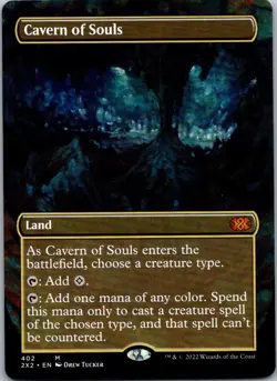 Cavern of Souls (Borderless) M Double Masters 2022 402 NM Normal - Image 1