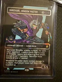 Shredder, Shadow Master Legendary Creature Black 5/5 MTG Commander TMNT 0088 - Image 1