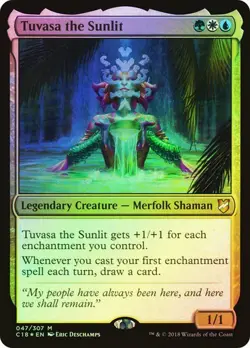 NM Foil Tuvasa, the Sunlit, MTG, Commander 2018, Magic the Gathering, 47 - Image 1