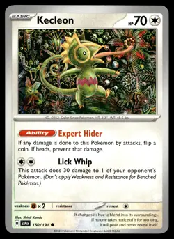 Kecleon 150/191 Pokemon SV08: Surging Sparks Non Holo - Image 1