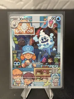 Pokemon TCG Vanillish Paradox Rift 190/182 Holo Illustration Holiday Calendar - Image 1