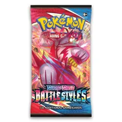 Pokemon TCG Battle Styles SWSH02 Booster Pack - Image 1