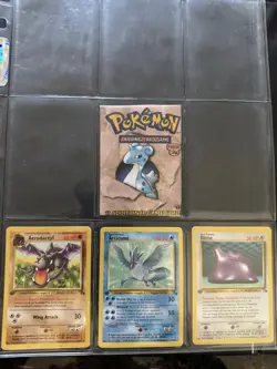 1st Edition Pokemon Fossil Set 100% Complete 62/62 - NM! - Image 3